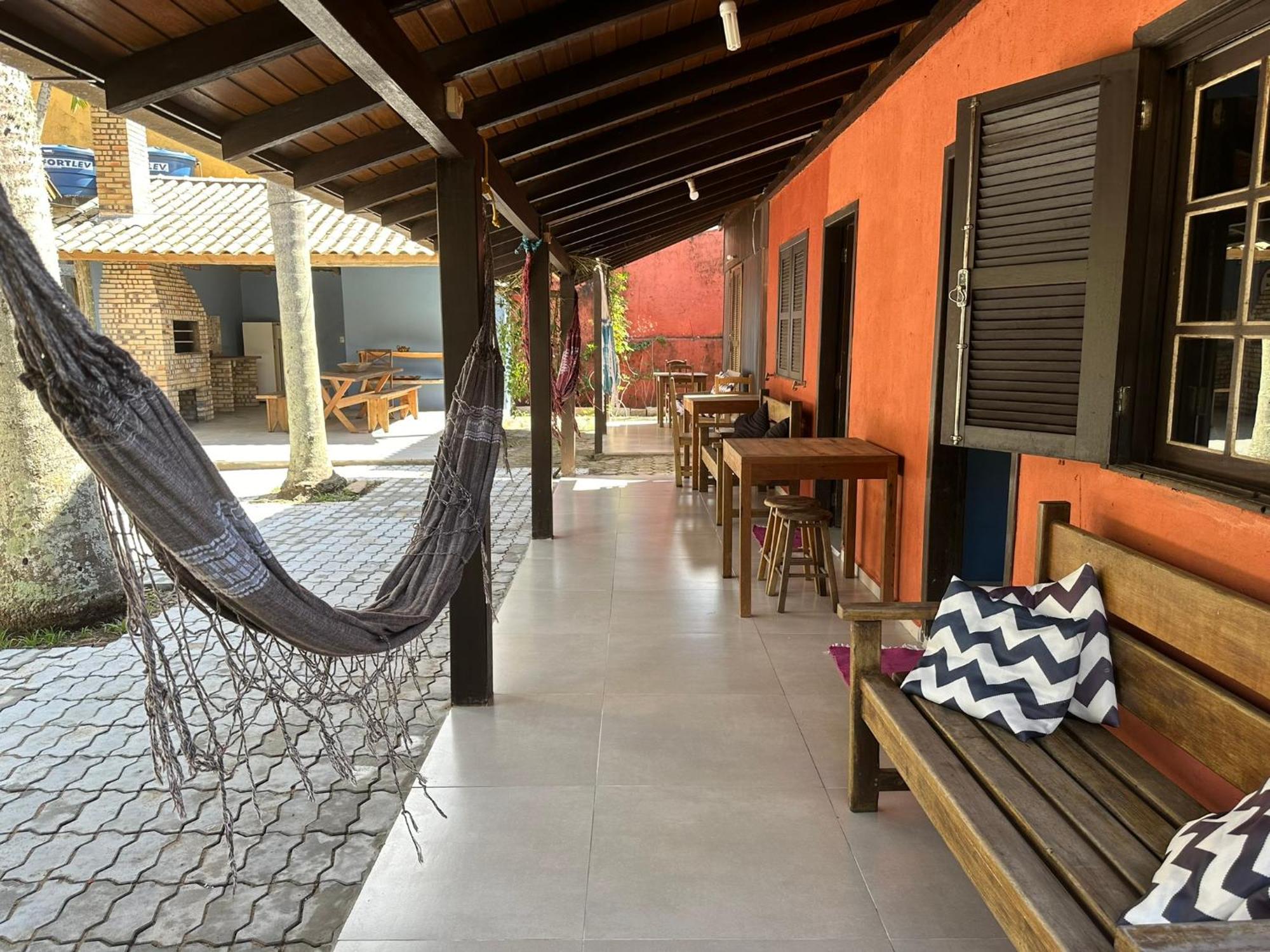 Chales Solana Localizados 50 Metros Do Mar Garopaba Luaran gambar